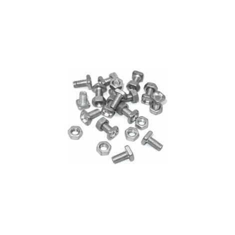 Set mit 50 Muttern und Schrauben für Gewächshäuser - Crezuo (1/4)