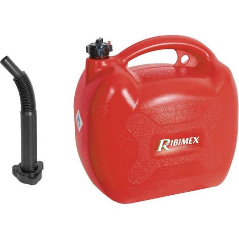 Jerrican Essence 20L - Homologué - Bec Verseur Inclus - Résistant et Pratique - D-Work