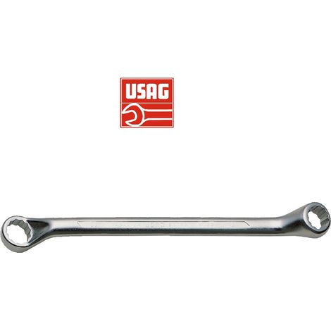 USAG CHIAVE POLIGONALE 284 DOPPIA 21X22 CURVATA A S PER PONTEGGI CHIAVI