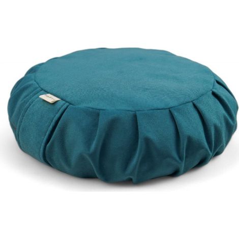 Cuscino da meditazione, zafu con grano saraceno - turchese (1/3)