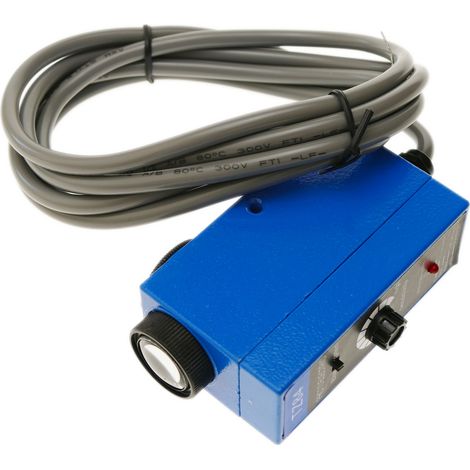 BeMatik - Cellule photoélectrique couleur capteur interrupteur commutateur 28x12x80mm 10-30VDC diffusion (1/5)