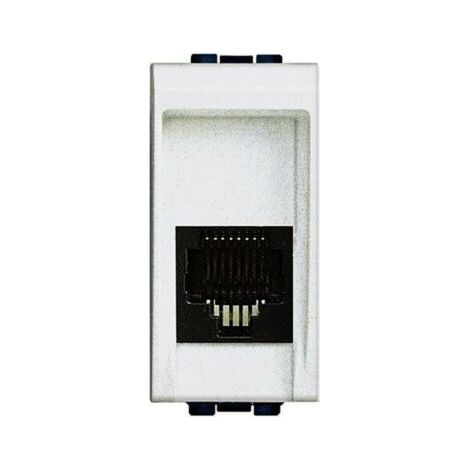 RJ12 connettore telefonico, serie Living, compatibile AMP  BTIN4267/12