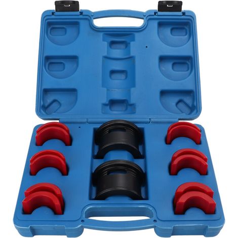Herramienta universal de acero al carbono de 35-50 mm para la instalación de retenes de horquilla en motocicletas y bicicletas. (1/5)