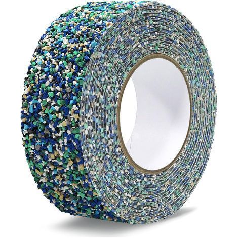 Ruban Antidérapant en Caoutchouc PET Bleu 50mmx5m Ruban adhésif antidérapant Bande en caoutchouc friction Bande antidérapante pour escaliers Escaliers douche Bacs piscine Zones humides (1/5)