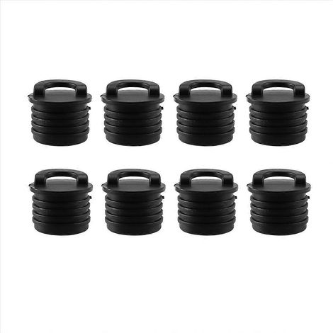 Kajak-Ablaufstopfen 32 cm, 8er-Packung, für Kanu- und Bootsablauflöcher. (1/5)