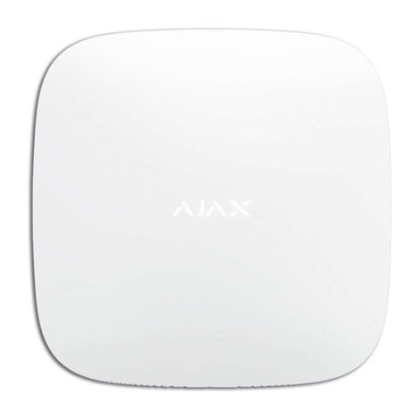 AJAX centrale di allarme Hub 2 GPRS ASP con supporto di foto-verifica degli allarmi (2xSIM 2G, Ethernet) LAN 868MHZ (1/8)