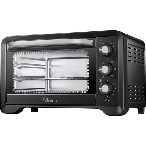 Ardes AR6222PB Elektroofen, Umluft, Timer, 6 Kochfunktionen, 1380 W, schwarz