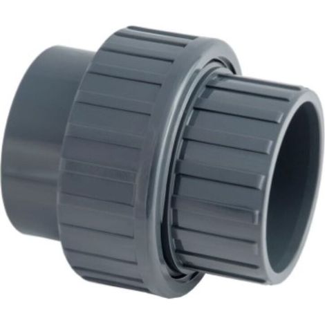 Ø 32 mm, Un raccord union 3 pièces, PVC Pression a coller - (1/2)