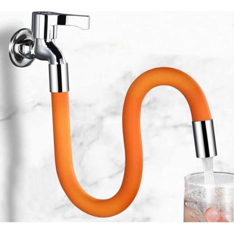 Tuyau de pulvérisation d'extension de robinet de cuisine, tuyau de robinet de cuisine amovible à 360 degrés (20CM)-MCJ (1/4)