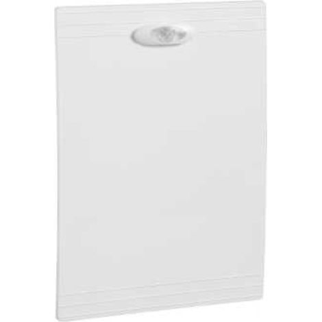 Porte opaque blanche 426x300x20mm pour coffret 1x18M saillie (PRA13751) ou encastré (PRA32118) IP40 PRAGMA