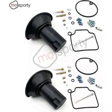 Kit de réparation de carburateur (piston, membrane, pointeau, joint) pour Honda VTX1300, VTX 1300, VTX1300C, VTX1300R et VTX1300S. (1/2)