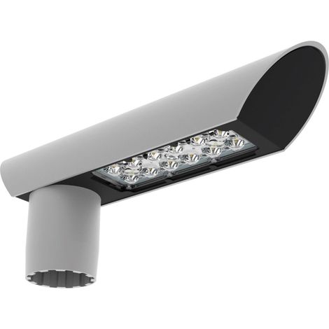 Luminaire pour mât ARYA IP66 LED SMD 27W 4000lm(3600lm) CRI80 2700K 170mm Aluminium anodisé (1/2)