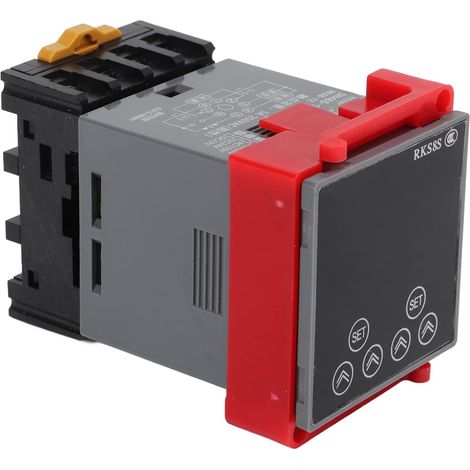 Relais temporisé multifonctionnel avec écran LCD et boîtier (1/5)