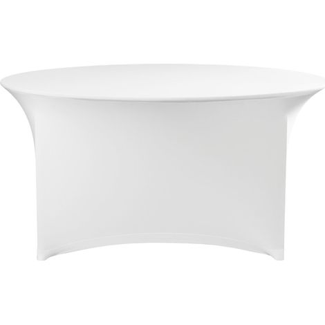 Tovaglia rotonda per catering, diametro 150x76 cm - bianca