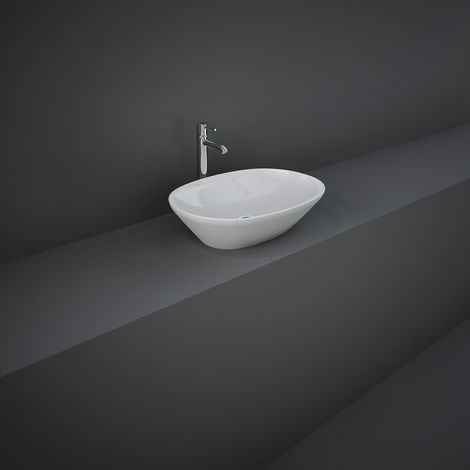 Lavabo appoggio Rak Ceramics ovale Bianco (1/4)