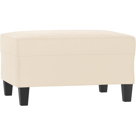 Repose-pied Beige 70x55x41 cm Tissu microfibre (1/5)
