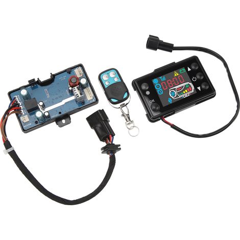 Afficheur LCD Commutateur Chauffage Stationnement Voiture Télécommande Contrôleur Chauffage Air Diesel 12V 24V Kit (1/5)
