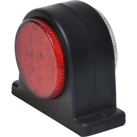 Umrissleuchte rot/weiß 68x62mm 8LED (1/3)