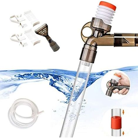 Laveuse de sable d'aquarium Nouvelle laveuse de sable de changeur d'eau d'aquarium améliorée pour enlever la mousse