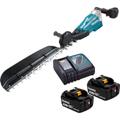 Makita DUH604S LXT 18v Brushless Single Sided Hedge Cutter Trimmer 2 x Batteries (1/4)