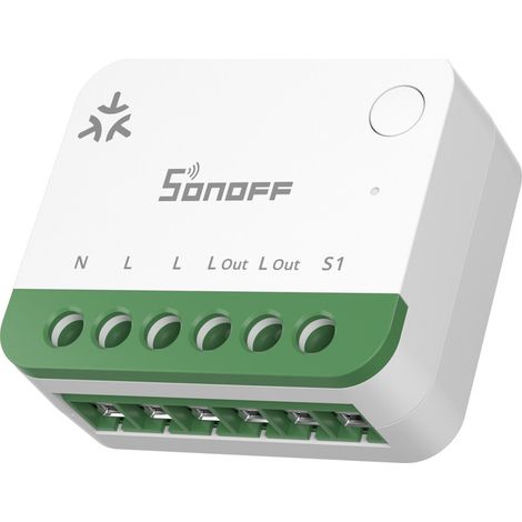 SONOFF MINI-1GSP Matter WLAN-Smart-Schalter mit Energieverbrauchsmessung,Lokale Webkonsole,Offene API-Schnittstellen,Intelligente Energieüberwachung,Überlastschutz,Matter-Kompatibilität (1/5)