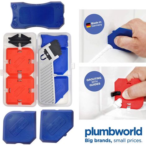 Cramer Fugi 5 Piece Grouting & Silicone Profiling & Applicator Tool Kit in Box