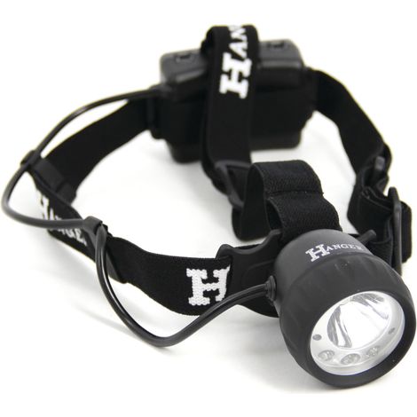 Lampe frontale HANGER Cyclop Mod. 170101 1W CREE + 3 LEDs Noir (1/3)