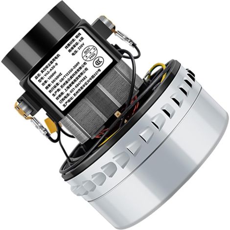 Moteur d'aspiration de métaux 1500W pour liquides et poussières, couleur argent (compatible avec les accessoires pour aspirateurs BF501/502/X-YB1000)