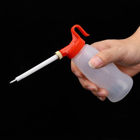 Bidon d'huile de 180 ml avec pistolet à embout, bidon d'huile en plastique, accessoire pour machine à coudre (lot de 5) (1/3)