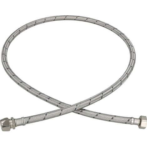 Conector flexible de acero inoxidable de 3/8” y 1/2” para sistemas de sujeción, 120 cm. (1/5)