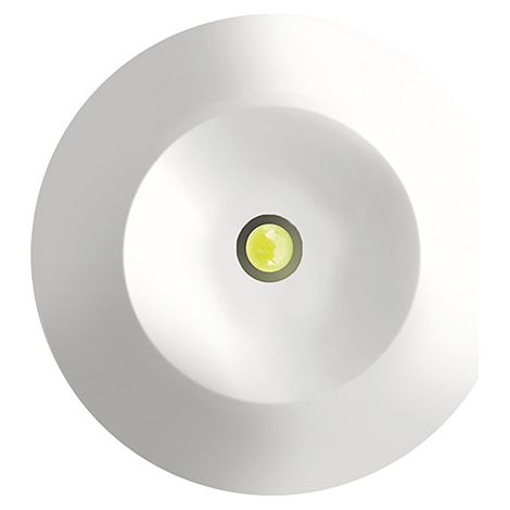 Apparecchio di Emergenza BACKUP LED 1,1W IP20 6000K Bianco - Lampada da incasso ad alta luminosità per installazione a parete o soffitto (1/3)