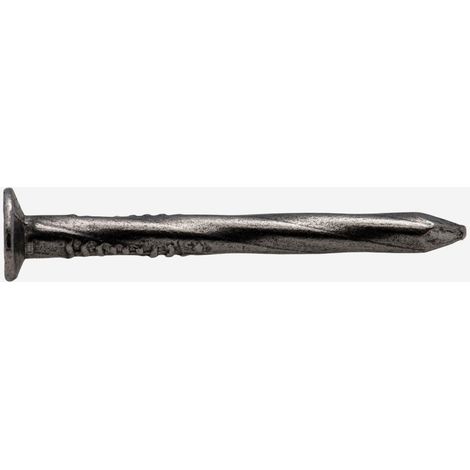 Pointe torsadée acier poli à tête plate Viswood 2,5x40 mm (200g)