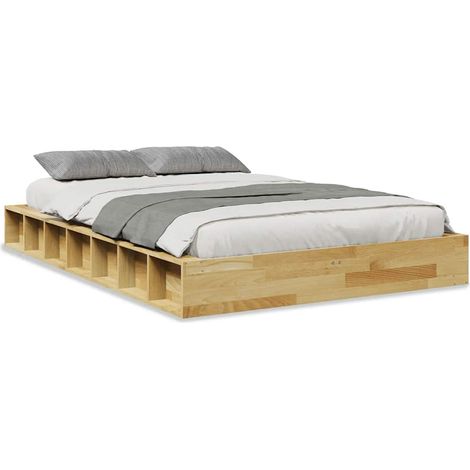 Maison Exclusive - Struttura Letto Senza Materasso 120x190 cm in Legno di Rovere