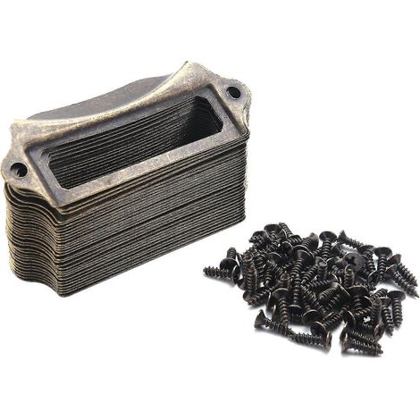 30 pièces 69x30mm H Cadres d'étiquettes/de tirette/de porte-étiquettes H (1/5)