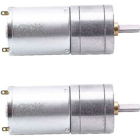 Satz mit 2 CREA JGA25-370 Getriebemotoren – Drehmomentstarke elektrische 6V/12V (1/5)