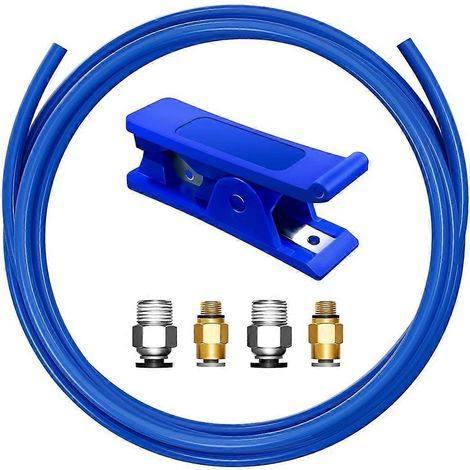 Bowdenzug-Set, PTFE-Schlauch für 1,75-mm-Filament, mit PC4-M10- und PC4-M6-Anschlüssen, Schneidkopf A (1/5)