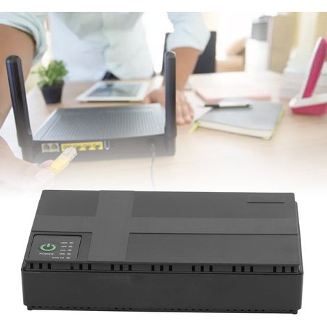 Mini UPS pour l'alimentation de caméra (tension de sortie 5V/9V/12V), alimentation de secours CC pour la surveillance de routeur (norme européenne). (1/5)