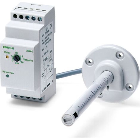 Zehnder Luftströmungswächter ComfoGrid Therm  AC 230 V, 1 Wechsler, 10 A, 0.1-5 m/sec - 990430881