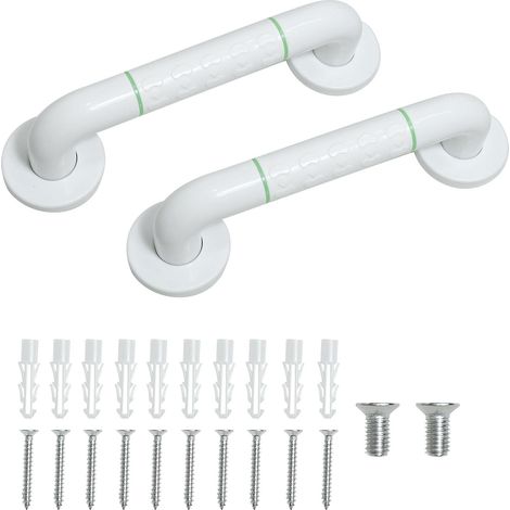 Barre d'appui antidérapante salle de bain pour personnes âgées – Poignée de sécurité et porte-serviettes – Support de bain stable