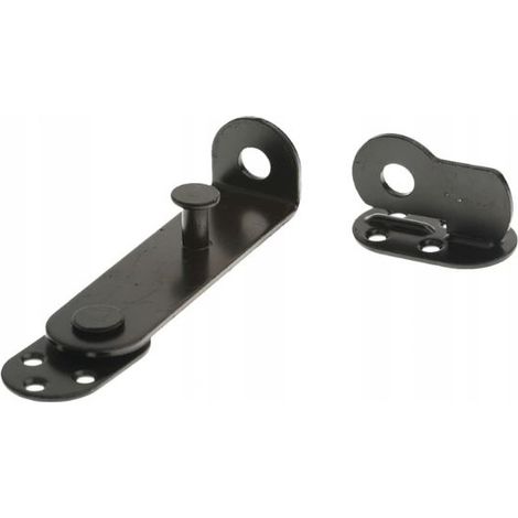 Serratura a scrocco a scomparsa 150 mm nera - LB BWK 0402