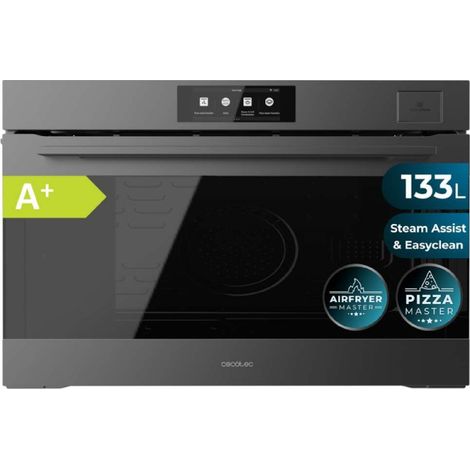 Cecotec Horno Bolero Hexa S609000 Matt TFT A+. Capacidad de 133 L, Pantalla Táctil de 6,8 Pulgadas, 11 Funciones