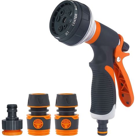 Pistolet d'arrosage 8 jets pour tuyau de jardin (1/5)