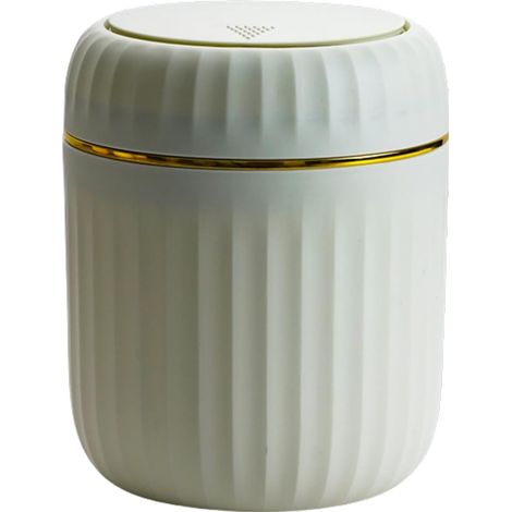 Trash Can - Lidded Trash Can - Mini Trash Can - Desktop - Coffee Table - Suitable for Home and Office - Living Room/Bedroom - Plastic Material - Multi-functional Storage Container - Kitchen Desktop St (1/5)