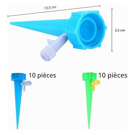 Drip Irrigation Kit, Automatic Plant Irrigation Sprinklers System, Adjustable Plant Watering System, for Garden, Home, Indoor, Outdoor (1/4)
