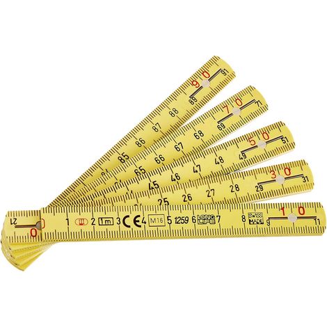 Metro plegable Longlife de 1 m 4101000 Longlife 1 m Cod. 41010001 (1/5)