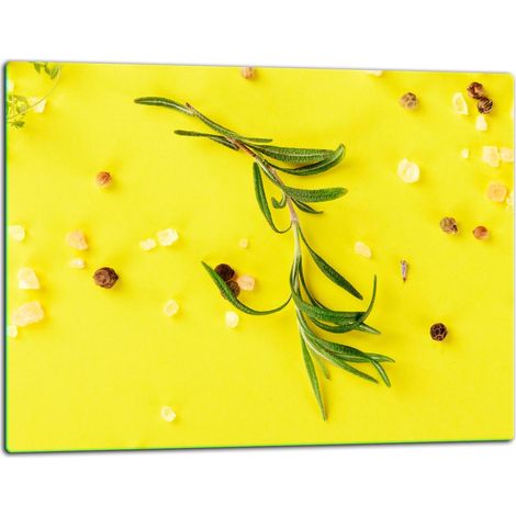 Schneidebrett aus Glas, 52x40 cm, Blumenmuster (1/5)