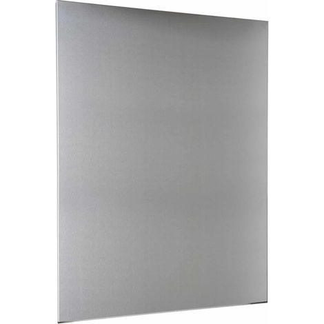 Nordlinger – Crédence de cuisine inox 90x70cm – Épaisseur 1,2cm – Installation facile derrière plaque de cuisson – Protection murale