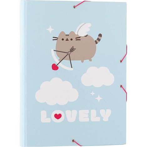 Pusheen - Pochette de rangement pour dossiers/documents de la collection Purrfect Love (24,5 x 34 cm) (1/5)