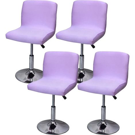 Housse De Tabouret De Bar Avec Dossier Extensible Pour Chaise De Salle À Manger Pivotante (Color : 12, Size : 4 Pièces)