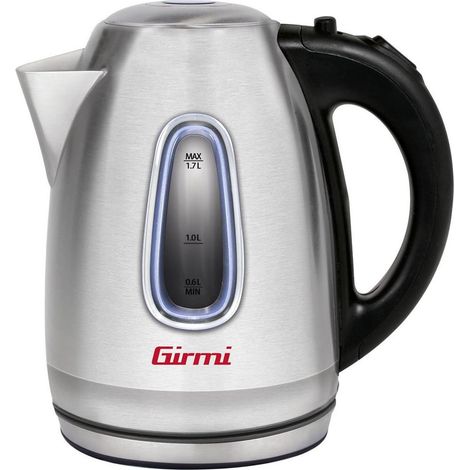 Hervidor eléctrico Girmi BL30 de 1,7 l y acero inoxidable de 2200 W